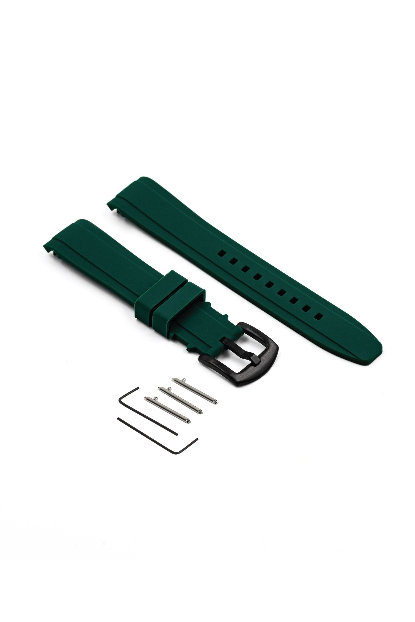 RUBBER STRAP FOR FIFTY FATHOMS - DARK GREEN - ŌTTO